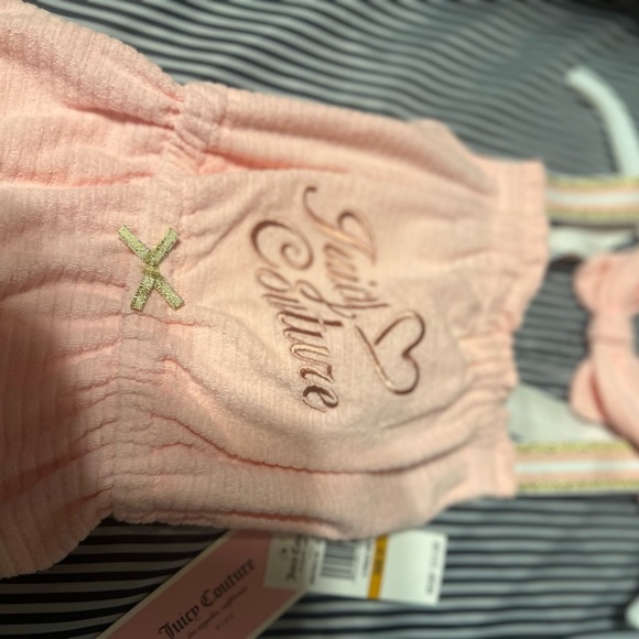 NWT 3T Juicy couture velour Romper set - - Picture 2 of 4
